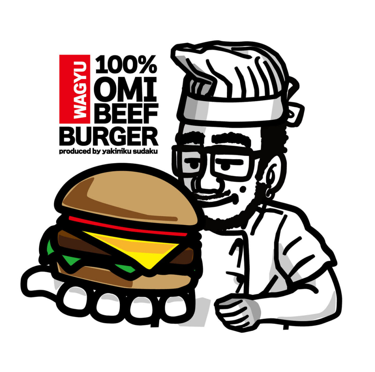 100% OMI BEEF BURGER イメージ画像