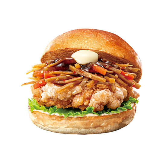 商品画像:鶏ごぼうバーガー