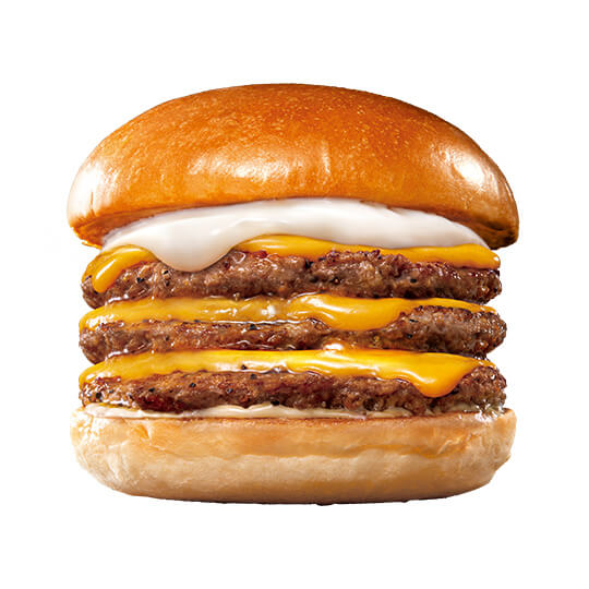 商品画像：トリプル 絶品チーズバーガー