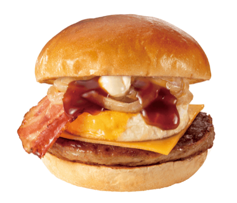 商品画像:チーズこく旨BBQベーコンエッグバーガー