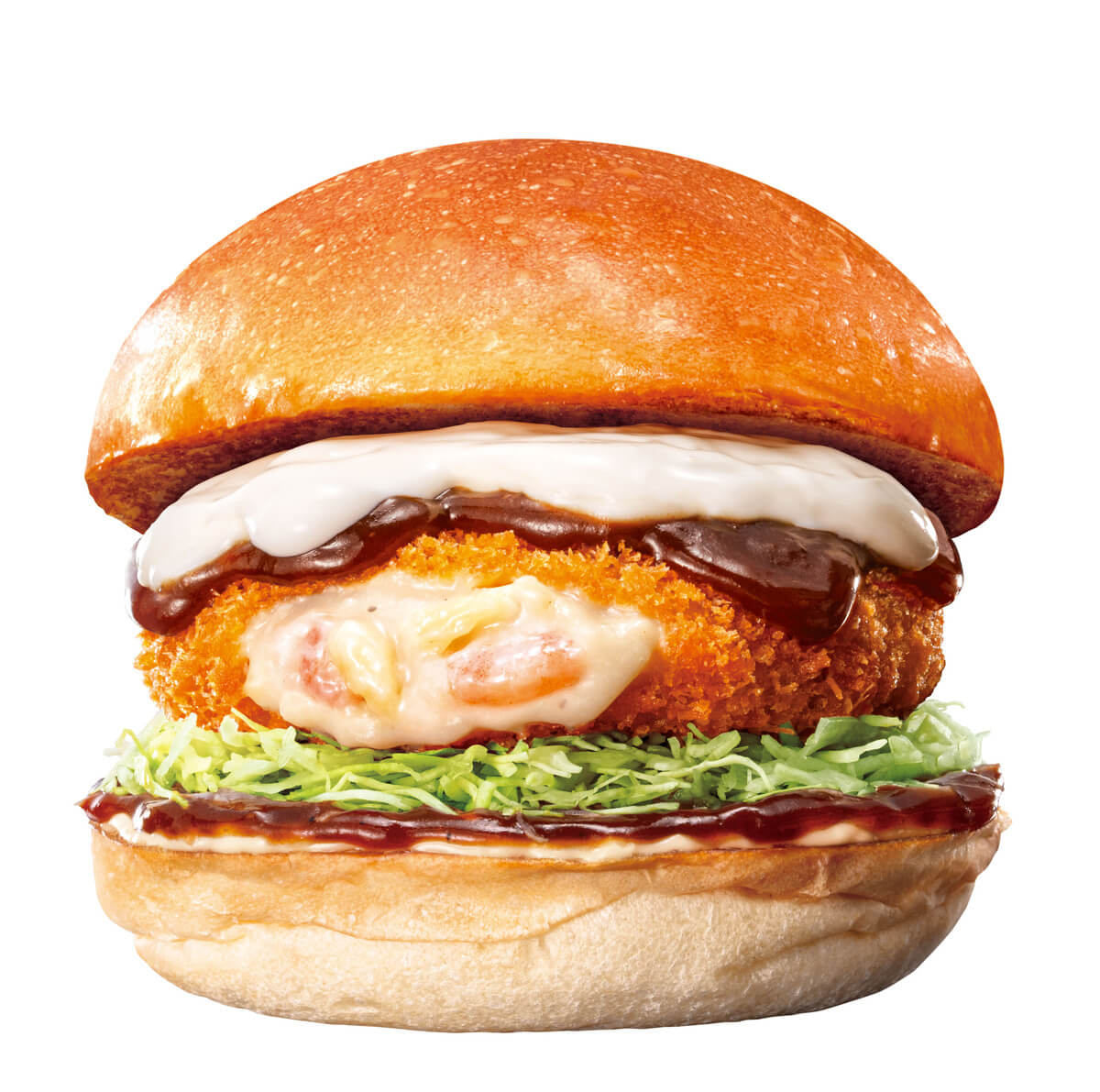 商品画像:デミグラ えびグラタンバーガー